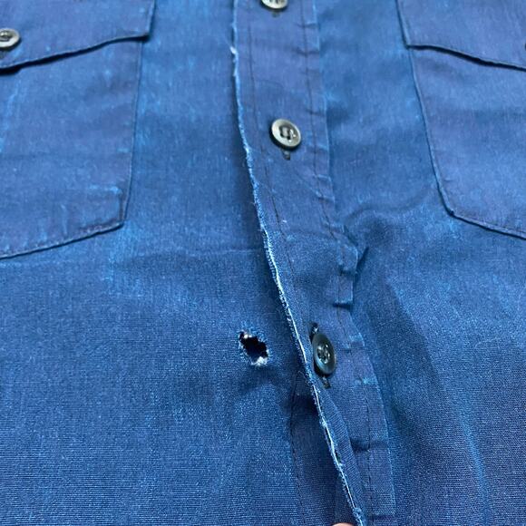 Vintage USPS Mailman Uniform Button Up Shirt Men's XL - Picture 8 of 12